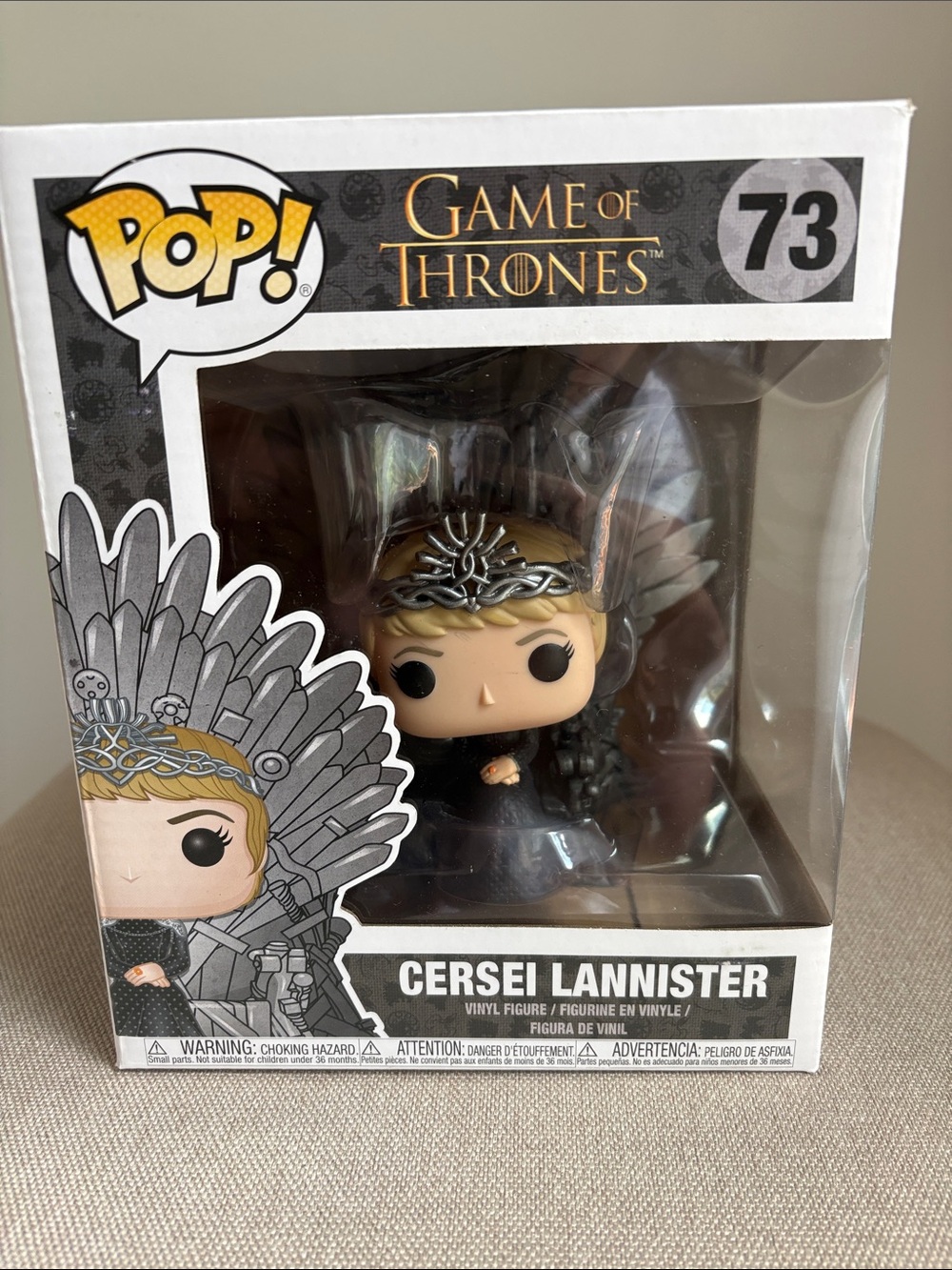 New! Funko POP! Cersei Lannister Vinyl Figure - Black, Gold